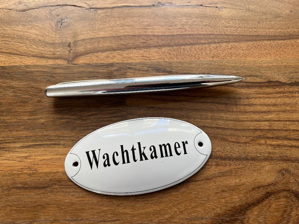 emaille schildje "wachtkamer", Ophalen of Verzenden