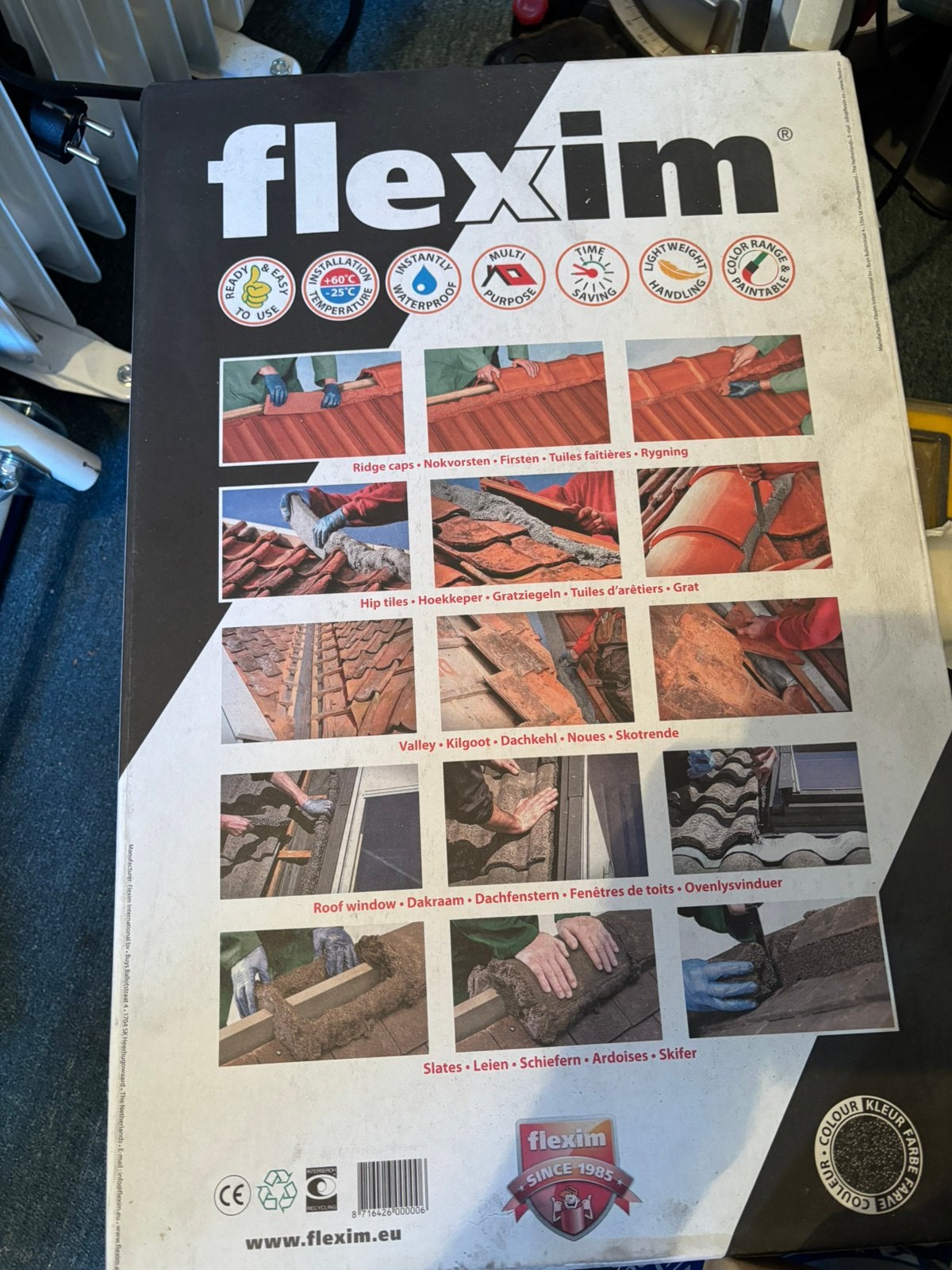 Tekoop over van de verbouwing, Doe-het-zelf en Verbouw, Dakpannen en Dakbedekking, Ophalen, Overige materialen, Zwart, Nieuw