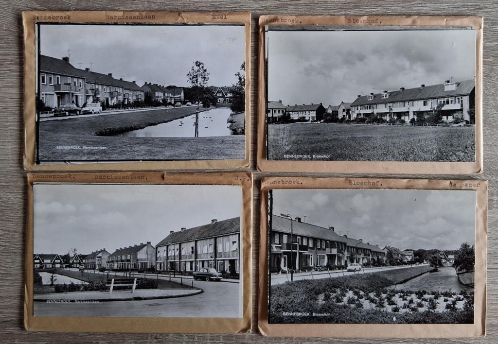 Bennebroek, 23 x glasplaat JosPe,, Ophalen of Verzenden, 1960 tot 1980, Ongelopen, Noord-Holland