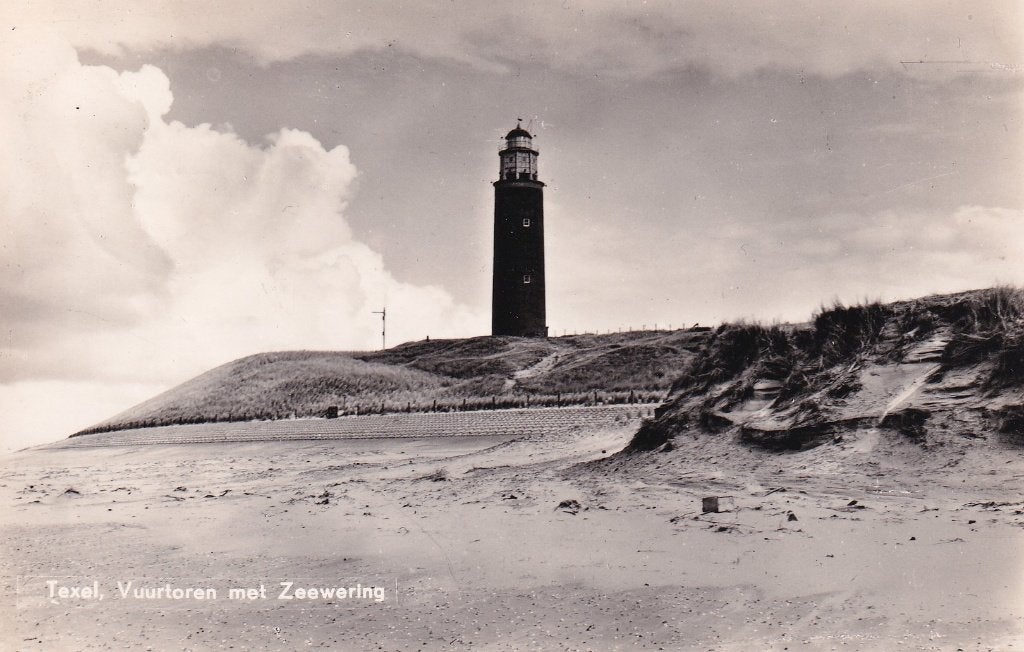 Texel vuurtoren, Verzenden, 1960 tot 1980, Gelopen, Waddeneilanden