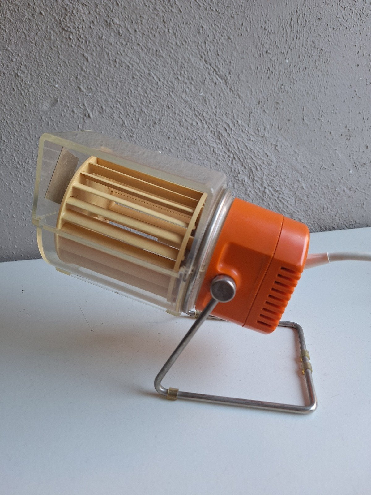 Design vintage Kalorik Space Age Tafelventilator Oranje 5831, Ophalen of Verzenden