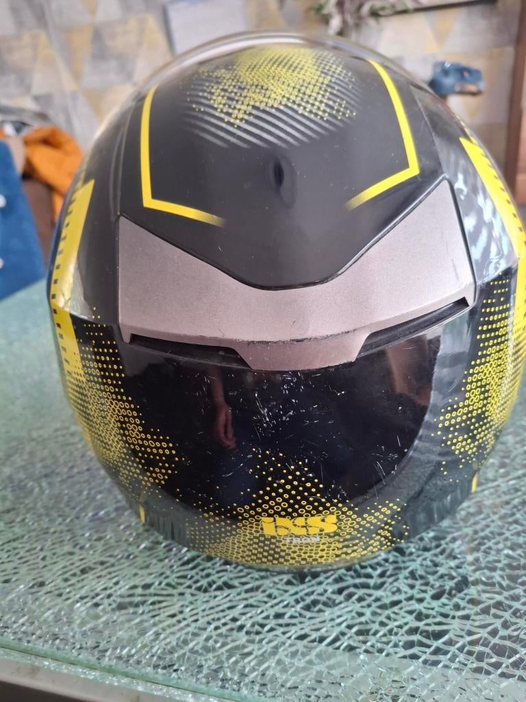 Ixs intergraalhelm zwart geel, Dames, XL, Integraalhelm, Tweedehands
