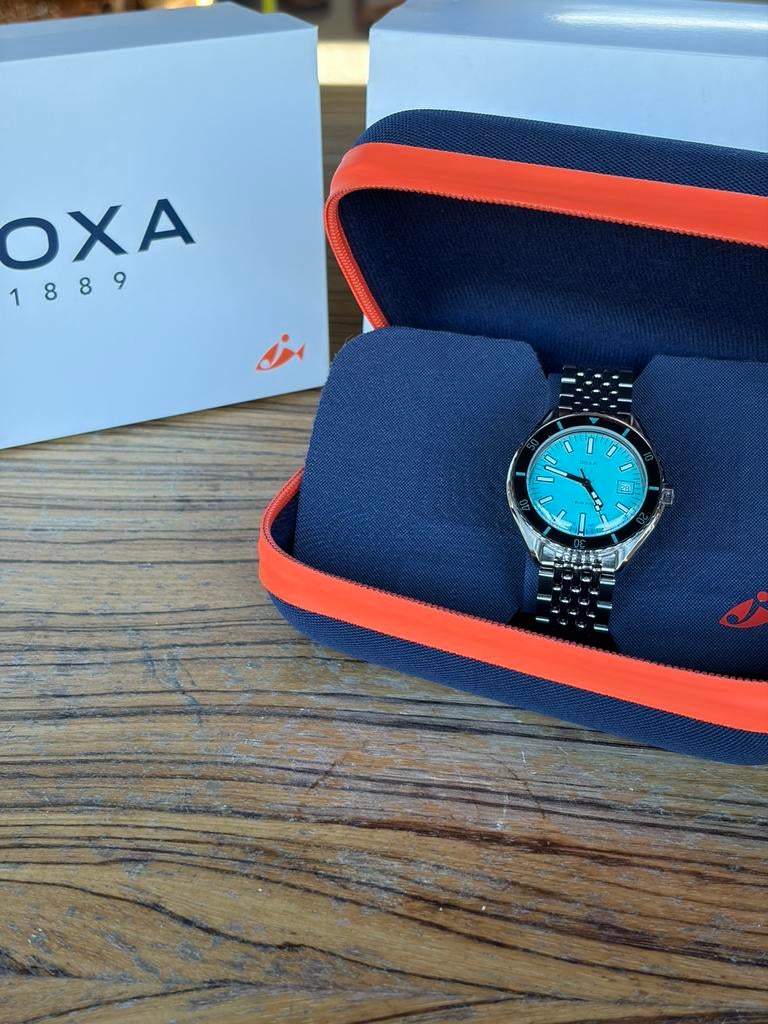 DOXA sub 200 aquamarine, Ophalen of Verzenden, Zo goed als nieuw, Overige merken