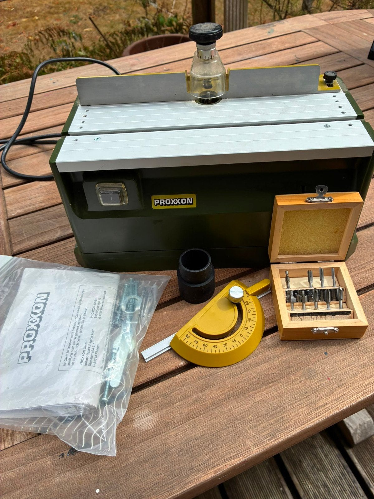 Proxxon MP 400 tafelfrees/ profiel frees + frezenset, Ophalen, Elektrisch, Overige soorten