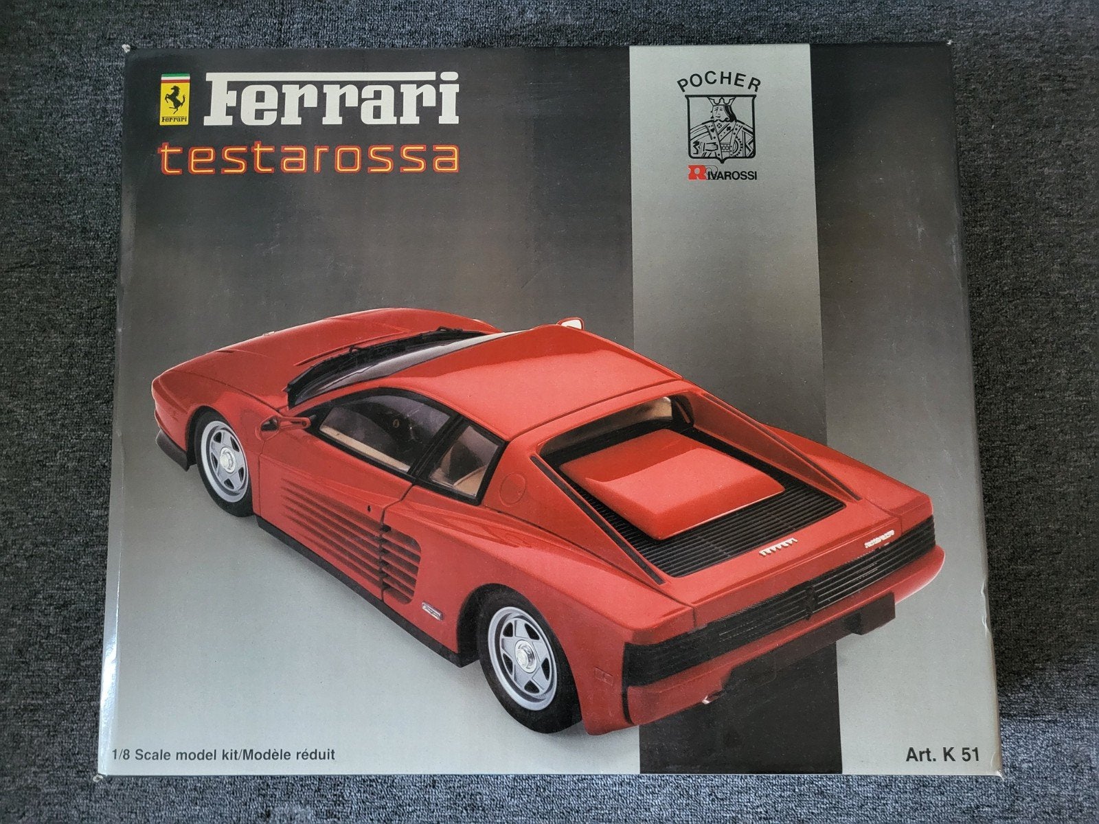 Pocher Ferrari Testarossa K51 Schaal 1:8 Modelbouwkit, Hobby en Vrije tijd, Auto, Groter dan 1:32, Nieuw, Ophalen