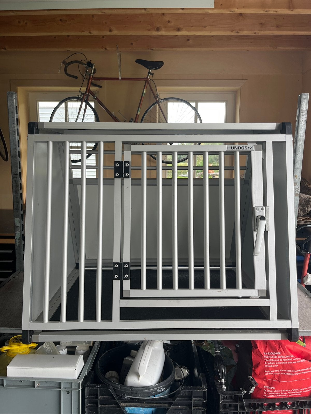 Hundos bench mt M, Dieren en Toebehoren, Ophalen, Zo goed als nieuw, 75 tot 110 cm, 65 tot 100 cm