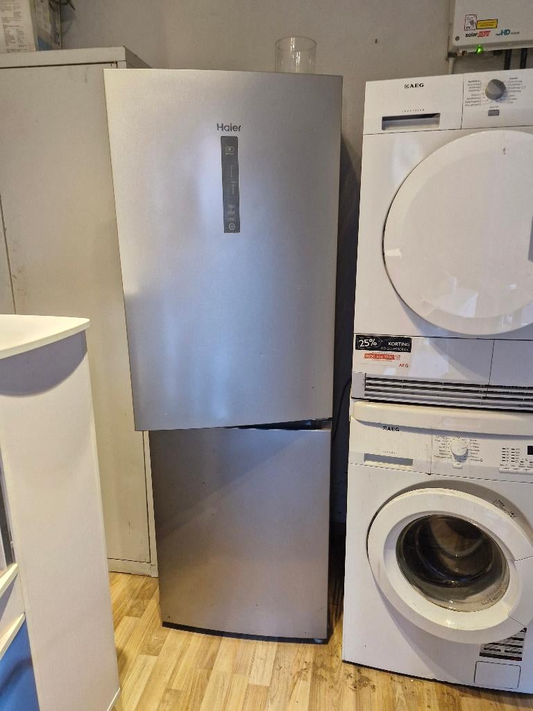 Haier koelvries combinatie, Ophalen, Gebruikt, 200 liter of meer, Met aparte vriezer