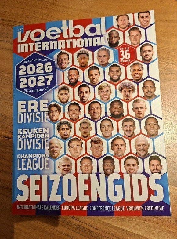 Voetbal International Seizoengids 2026/2027, Ophalen of Verzenden, Zo goed als nieuw, Sport en Vrije tijd