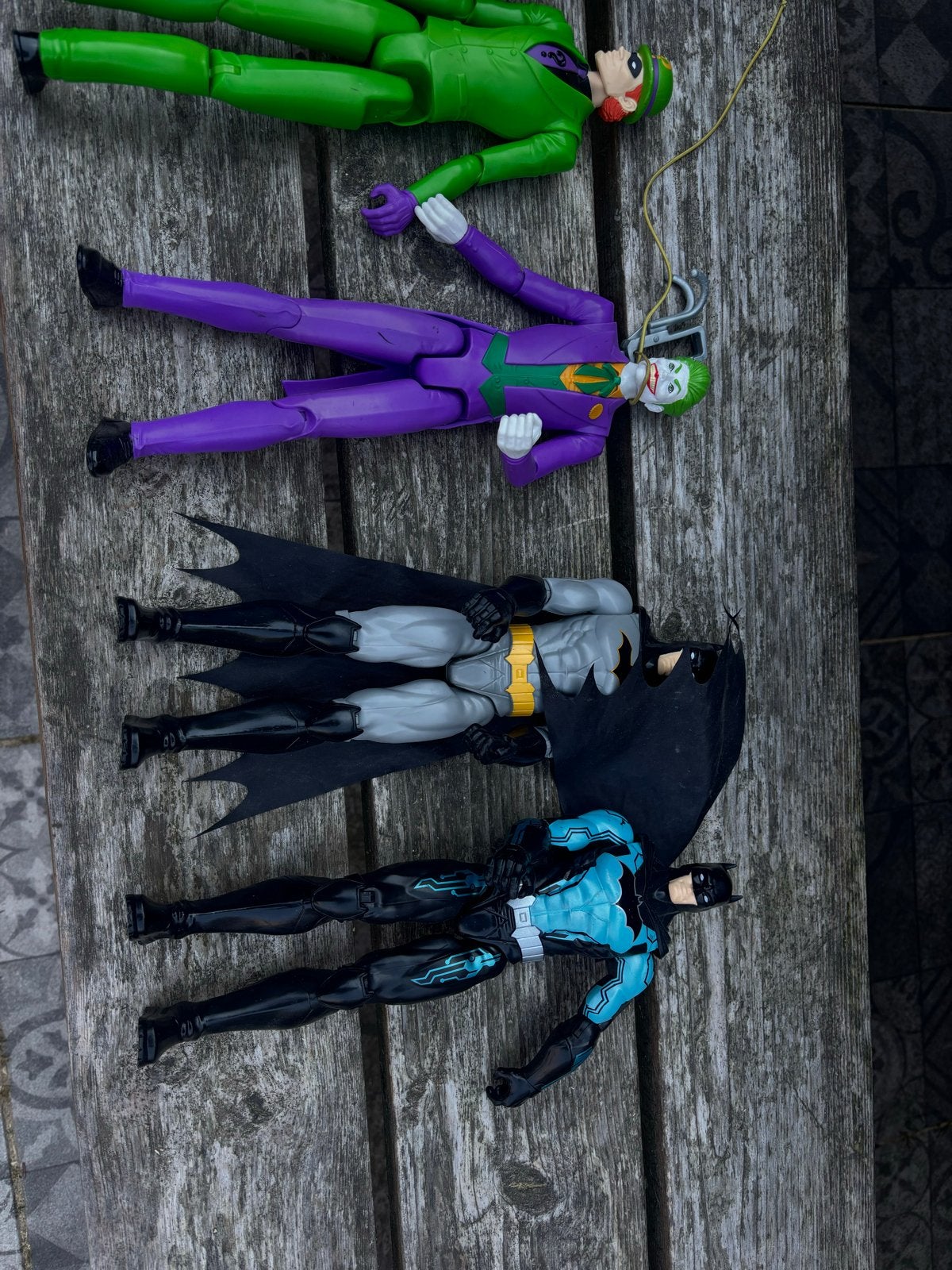 Verschillende Batman en DC Comics actiefiguren en Batmobile, Ophalen of Verzenden, Gebruikt