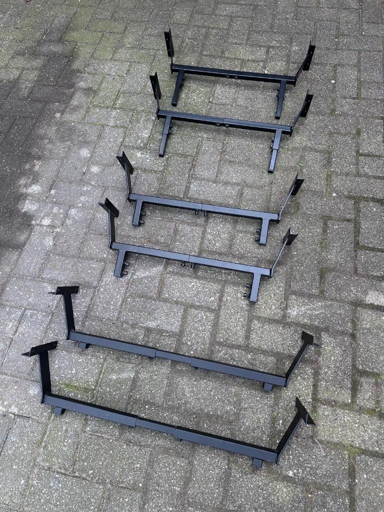 Potenset voor lattenbodem, Gebruikt, 90 cm, Eenpersoons, Ophalen of Verzenden