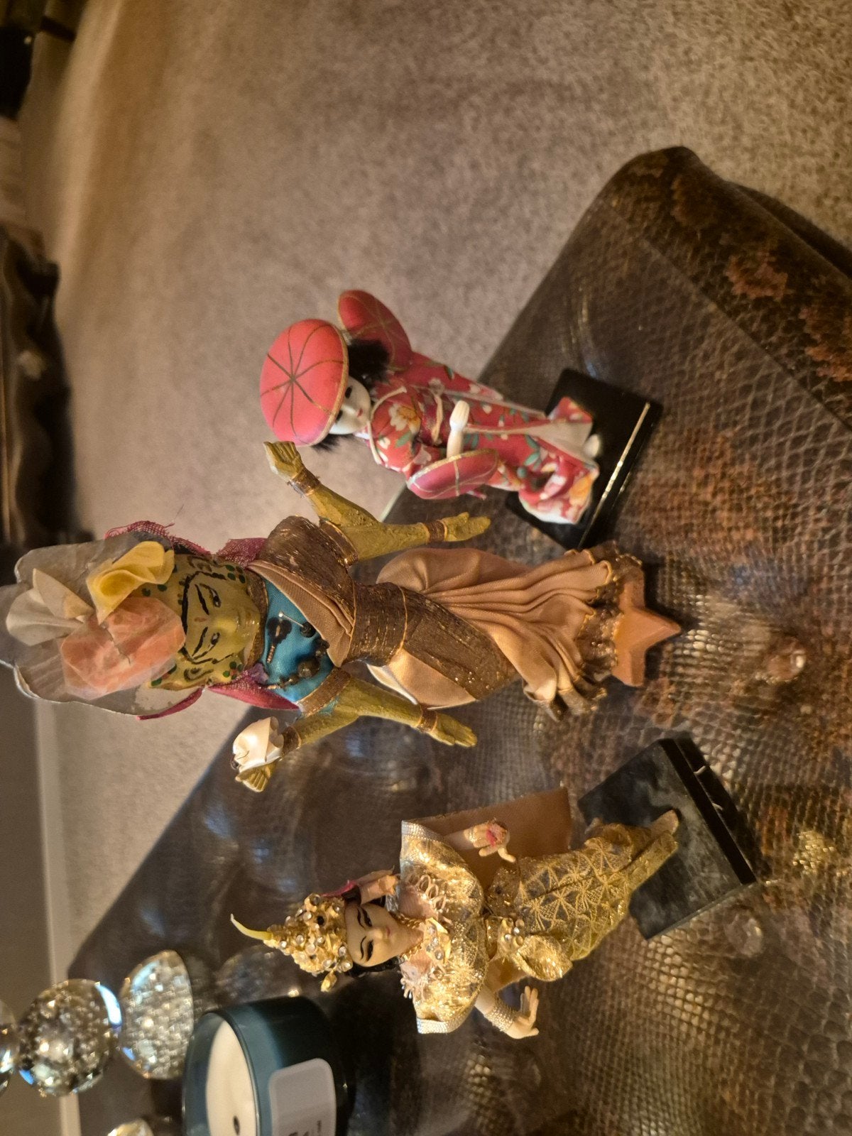 vintage poppen uit Japan  Thailand  nepal, Ophalen of Verzenden
