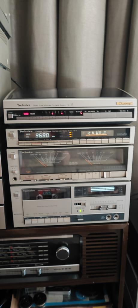 Technics SET-7 Vintage Hi-Fi Systeem (1983), Overige merken, Tuner of Radio, Gebruikt, Losse componenten