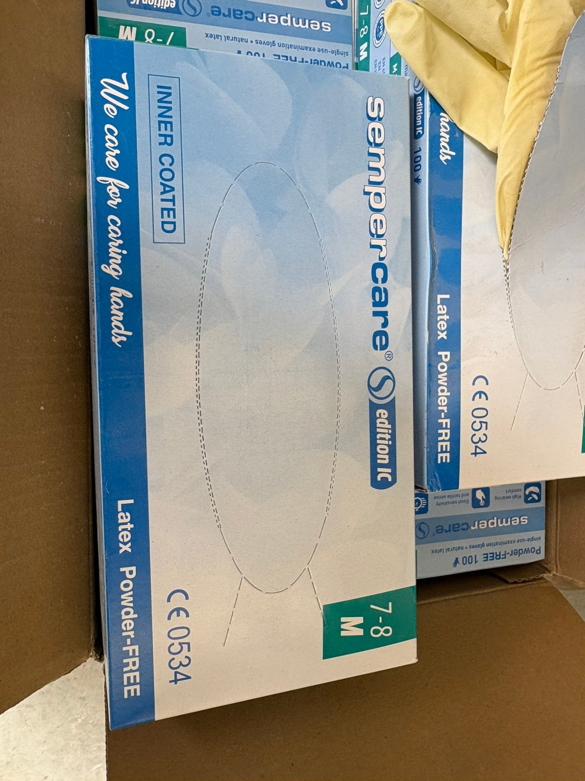 Dokters handschoenen doos vol 11 pakken, Ophalen of Verzenden, Nieuw, Maat 48/50 (M), Handschoenen