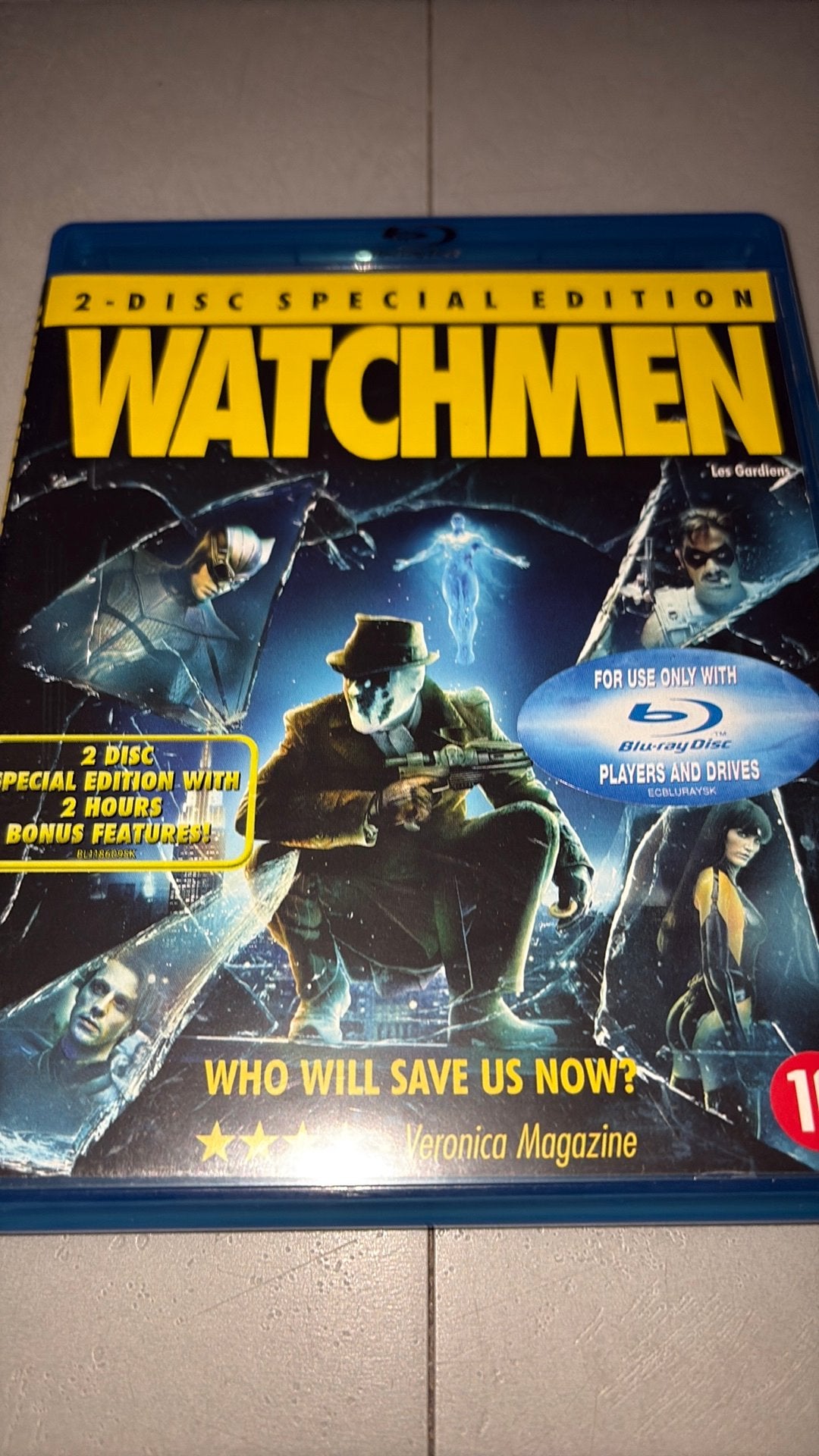 Watchmen: 2-disc special edition op blu-ray., Cd's en Dvd's, Ophalen of Verzenden, Zo goed als nieuw, Actie