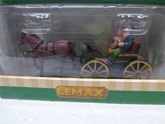 lemax Carriage for two kerstdorp koets rijtuig accessoire, Diversen, Kerst, Ophalen of Verzenden, Zo goed als nieuw