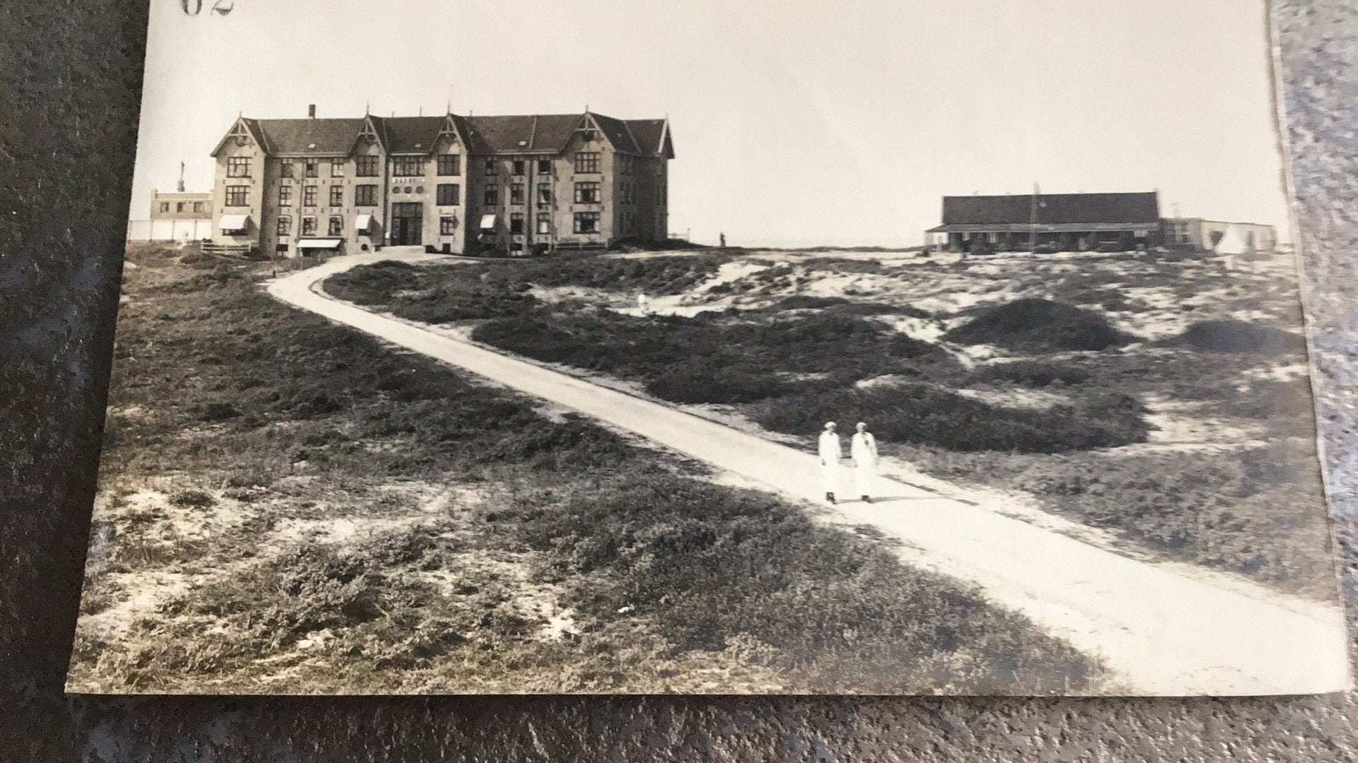 Schiermonnikoog— Fotokaart-Bad Huis- Strand-Hotel, Ophalen of Verzenden, Voor 1920, Ongelopen, Waddeneilanden