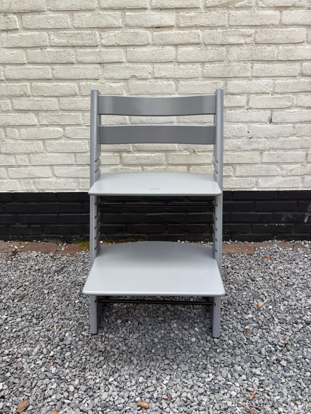 Tripp trapp storm grey, Kinderen en Baby's, Kinderstoelen, Ophalen, Zo goed als nieuw, Meegroeistoel