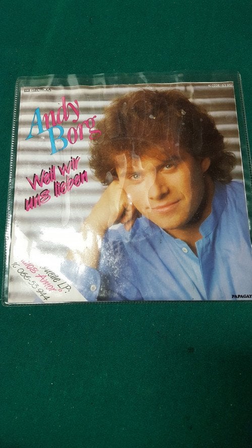 single andy borg , weil wir uns lieben, Ophalen of Verzenden