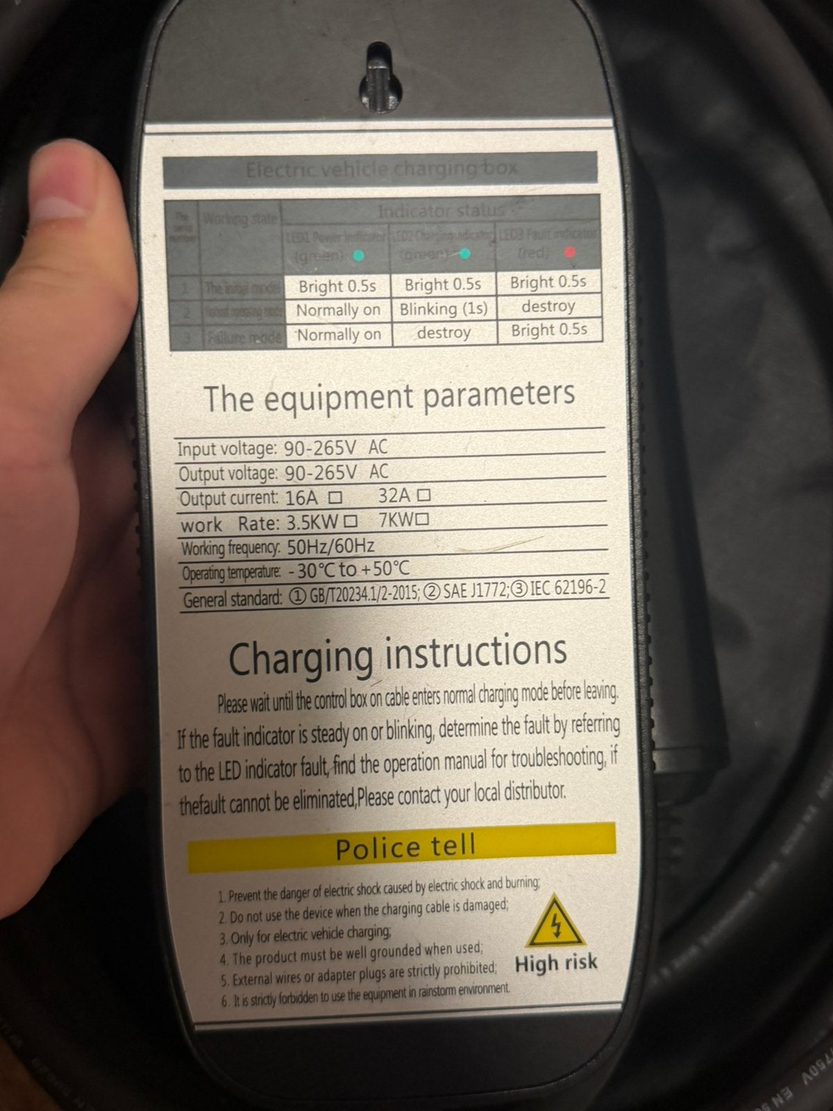 Type 2 charging, Auto diversen, Sneeuwkettingen, Ophalen of Verzenden, Zo goed als nieuw