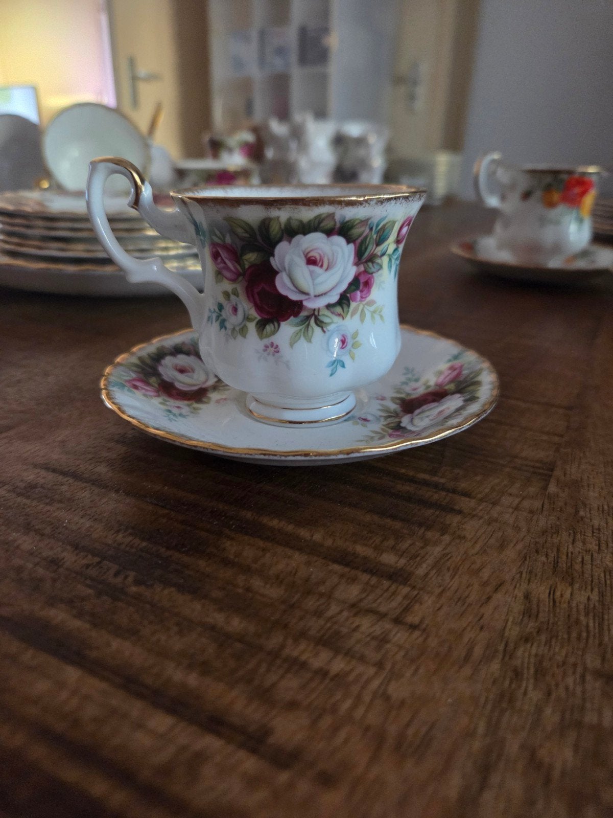 Royal Albert Celebration Kop en Schotel - Vintage Servies, Ophalen