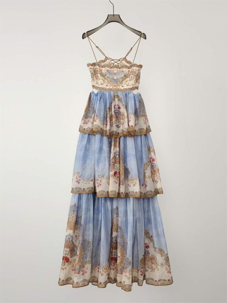 Zimmermann zomer jurk, Verzenden, Nieuw, Maat 38/40 (M), Onder de knie