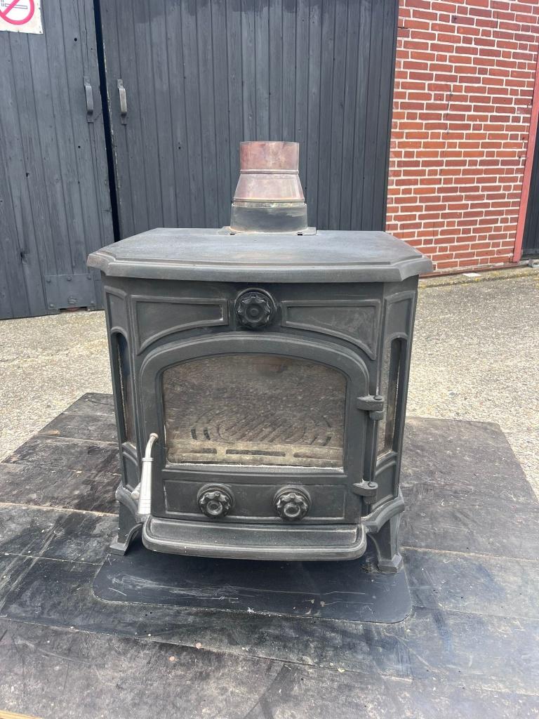Houtkachel, gietijzer, BESTFIRES, gesloten, nette staat!, Huis en Inrichting, Kachels, Ophalen, Gebruikt, Hout, Houtkachel