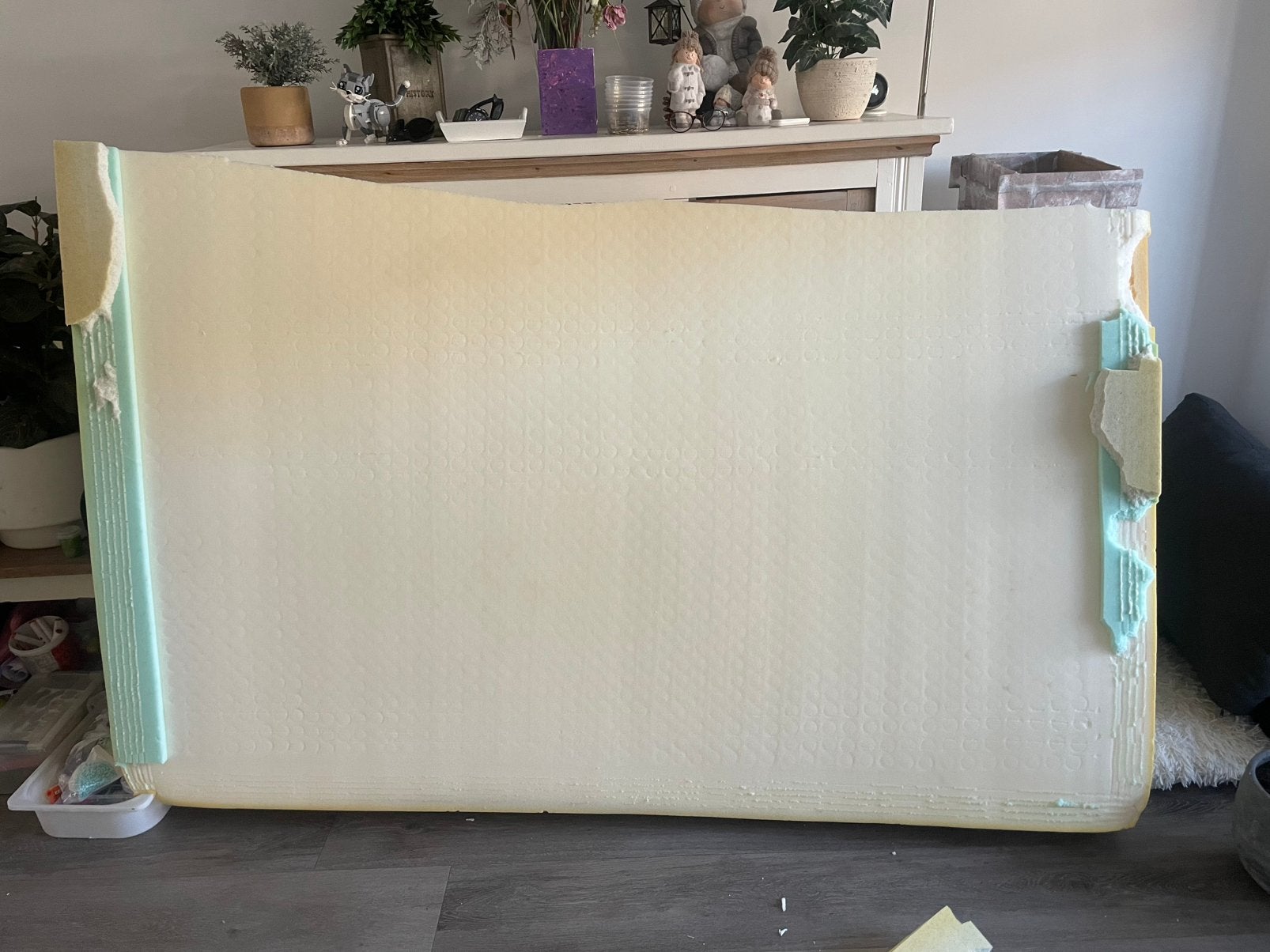 GRATIS Schuim matra 200x115 cm, Ophalen, Eenpersoons, Zo goed als nieuw, 200 cm
