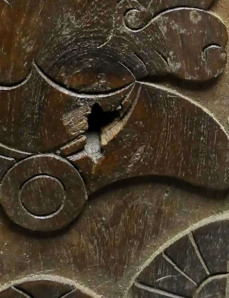 Blawong Keris Patrem houder paneel Indonesie BL15 Wayang, Ophalen of Verzenden