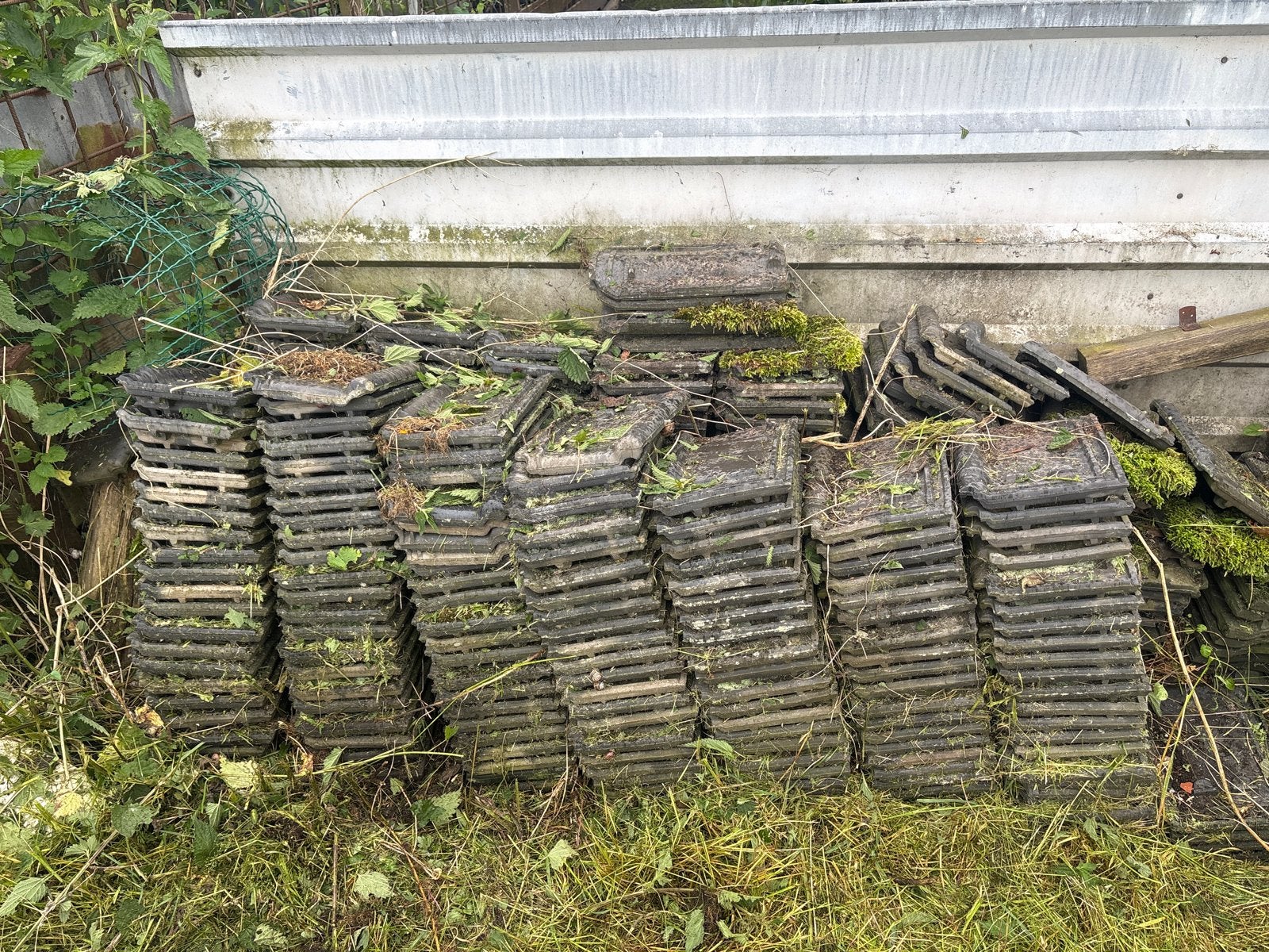 Gebruikte dakpannen, Russel-Tiglia, Made in Holland, Doe-het-zelf en Verbouw, Dakpannen en Dakbedekking, Ophalen, Gebruikt, Steen of Klei