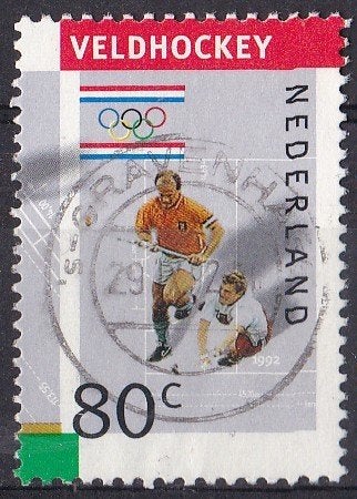 Olympische Spelen - volleybal – gebruikt – NVPH 1517a, Ophalen of Verzenden, Na 1940, Gestempeld
