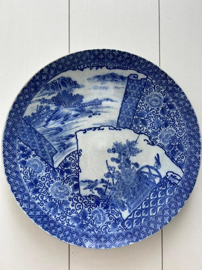 japanse Imari blauw wit porselein, Antiek en Kunst, Ophalen of Verzenden