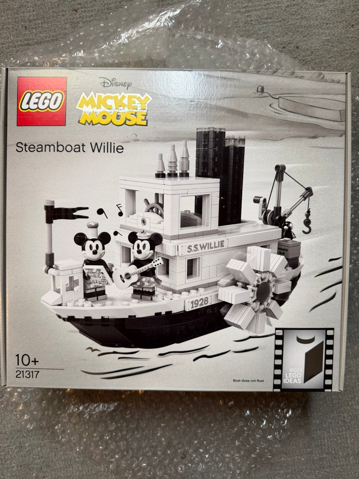 Lego 21317 Steamboat Willie #24 misprint nieuw, Ophalen of Verzenden, Nieuw
