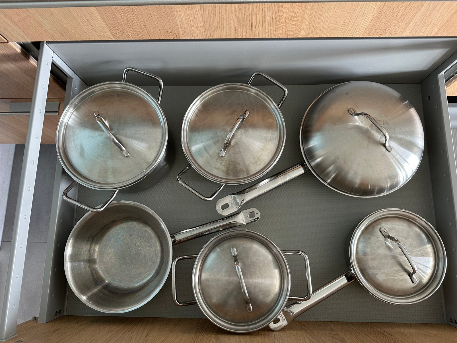 Fissler Profi pannenset, Ophalen, Gebruikt, Rvs, Pannenset