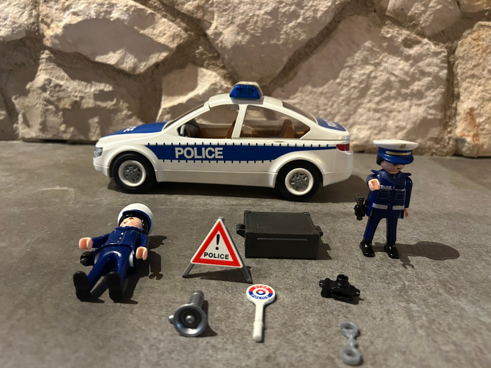 Playmobil politie patrouille auto - 5184, Ophalen of Verzenden, Gebruikt