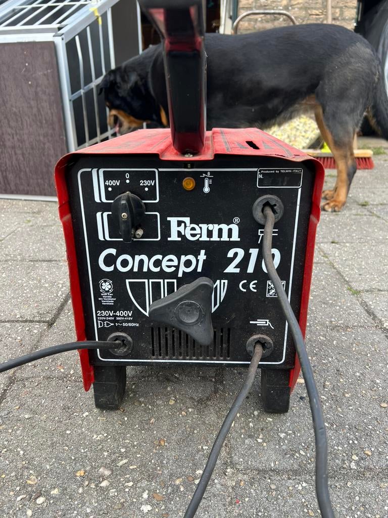 Elektrode Lasapparaat, Ophalen, Gebruikt, 150 tot 250 ampère, Elektroden