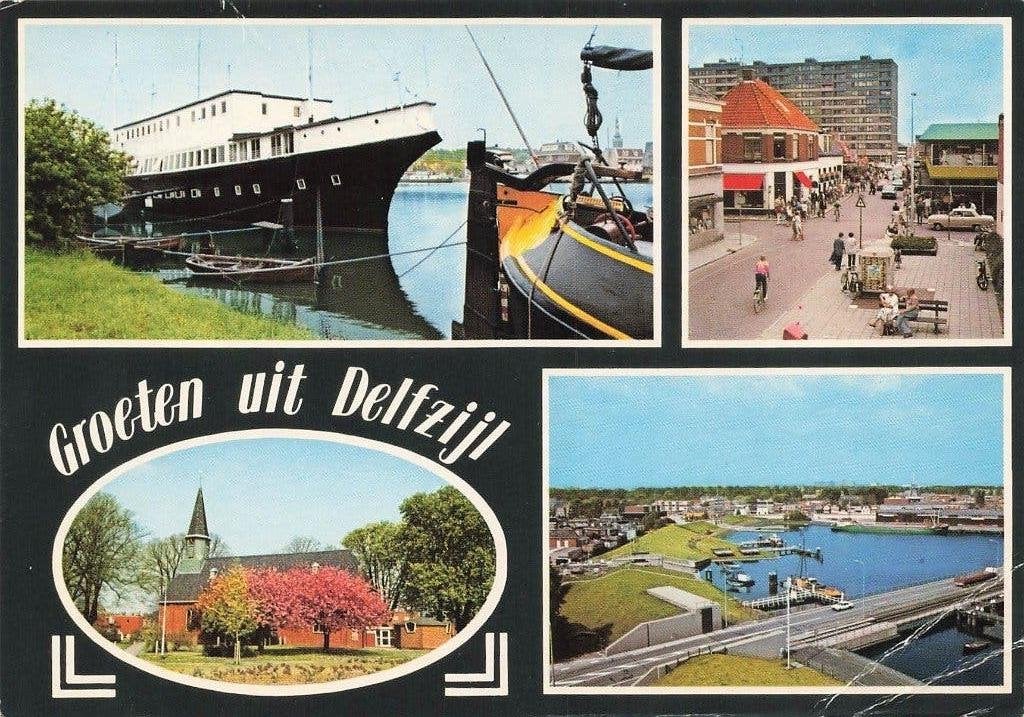Groeten uit Delfzijl, Ophalen of Verzenden, 1980 tot heden, Gelopen, Groningen