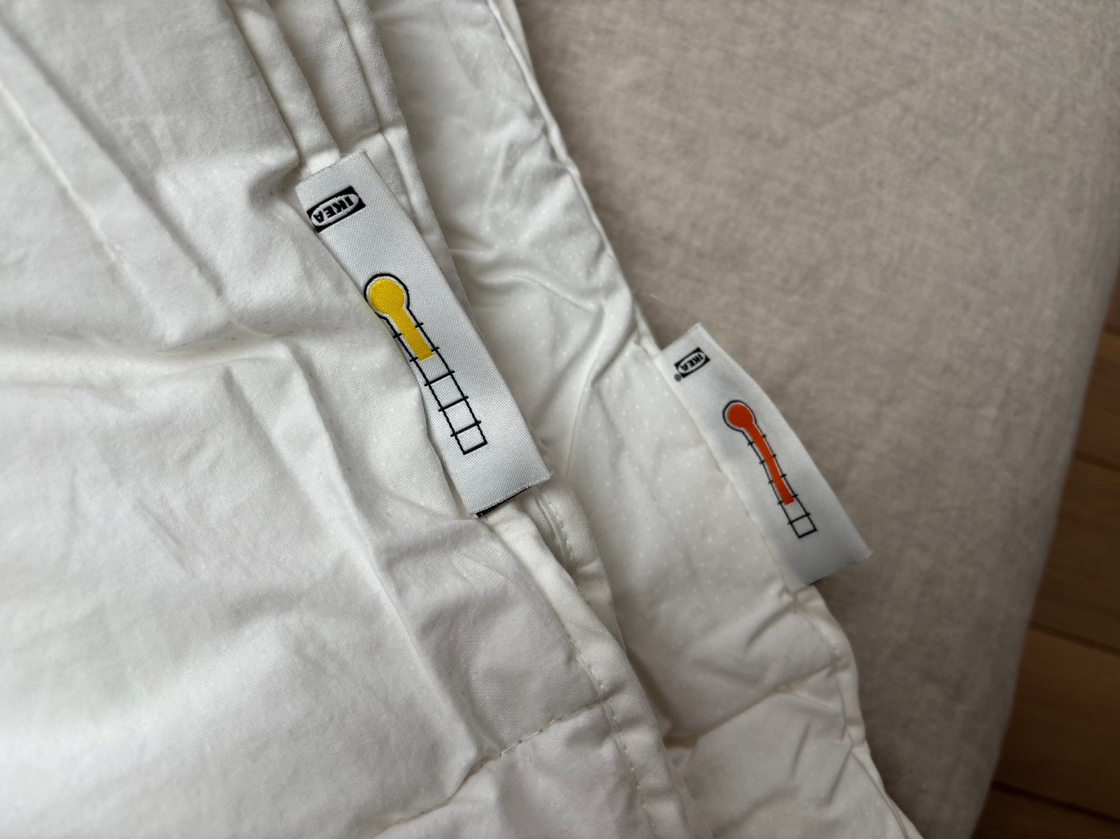 4 seizoenendekbed ikea 240x220 STJÄRNBRÄCKA Z.G.A.N, Wit, Tweepersoons, Ophalen of Verzenden, Deken of Dekbed