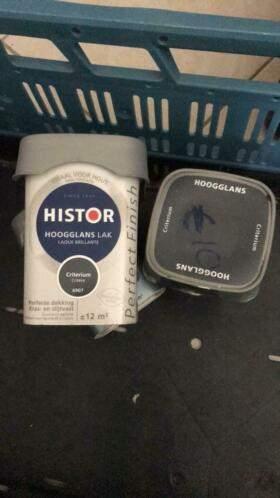 Histor partij hoogglans lak criterium 6907 nieuw €10 ps, Wit, Nieuw, Ophalen of Verzenden, Lak