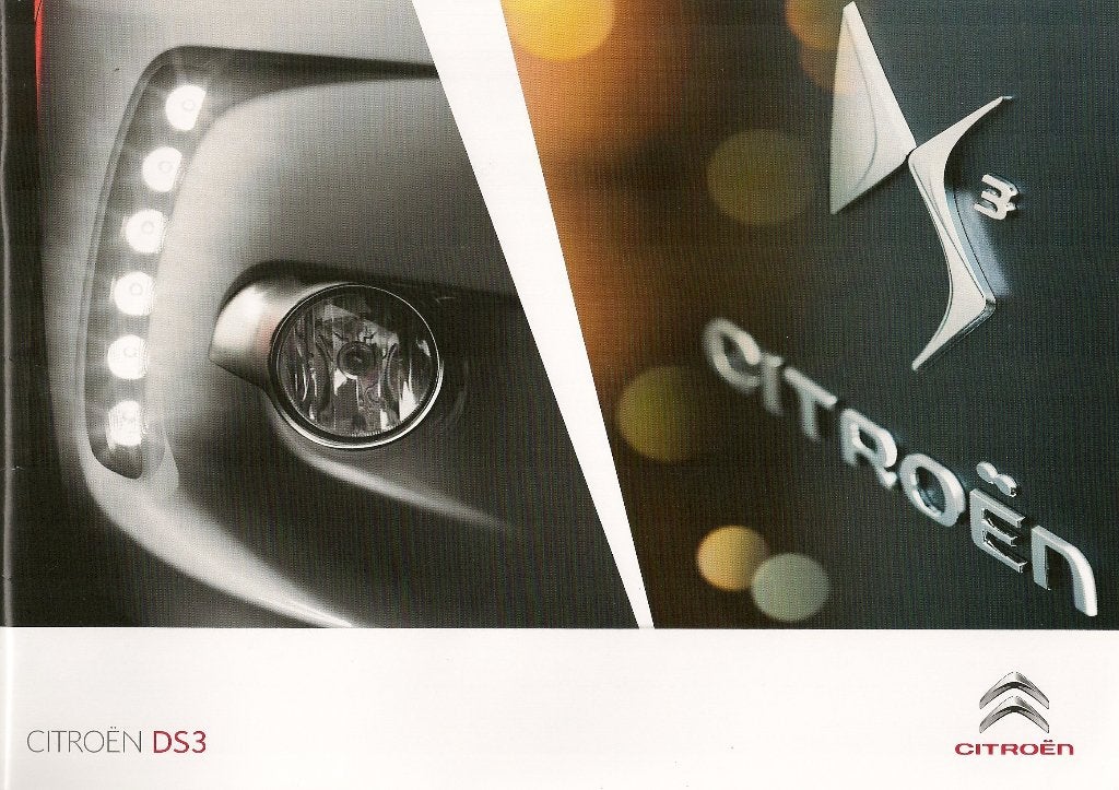Folder Citroën DS3, november 2010, Ophalen of Verzenden, Nieuw, Citroën