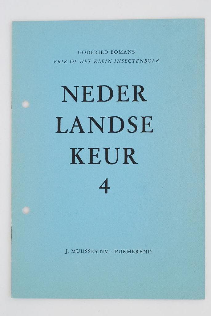 Godfried Bomans Erik of het klein insectenboek, Boeken, Literatuur, Verzenden, Zo goed als nieuw, Nederland
