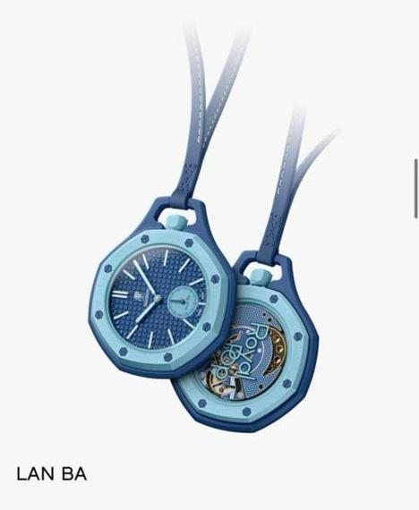 AP x Swatch Royal Pop, Kunststof, Polshorloge, Swatch, Nieuw