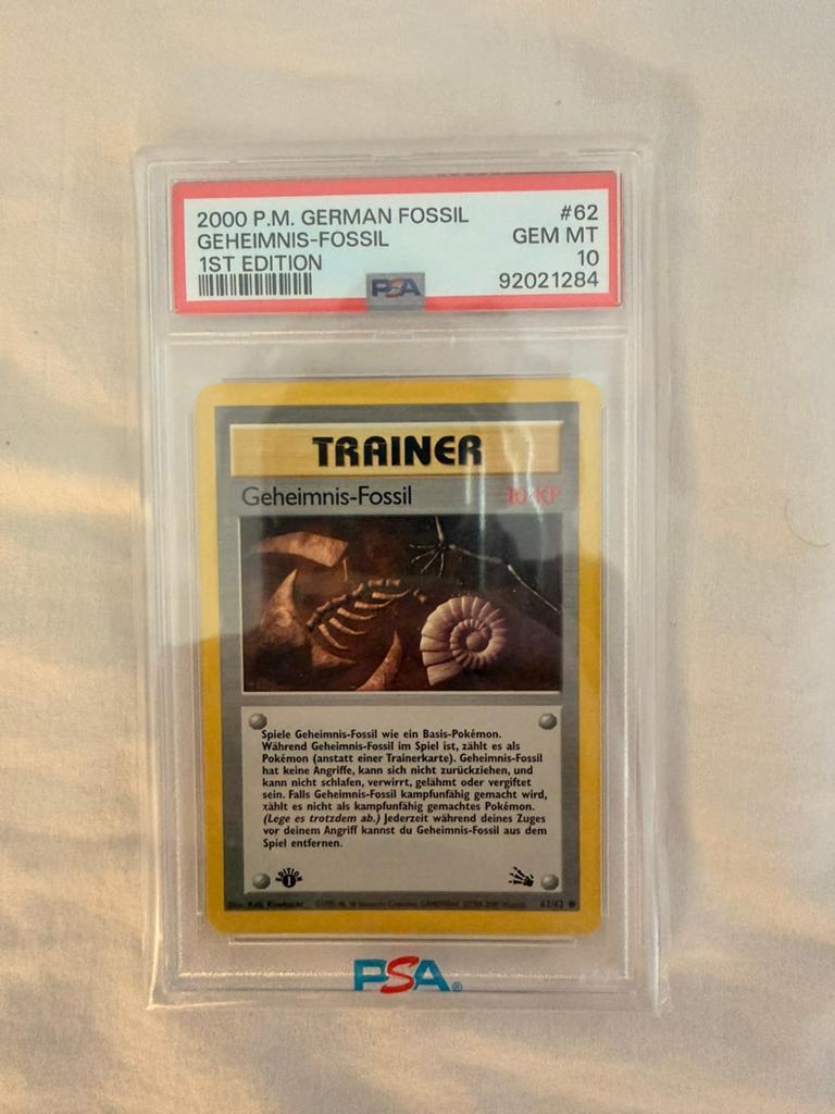 2000 P.M. GERMAN FOSSIL 1st edition PSA 10, Ophalen of Verzenden, Zo goed als nieuw