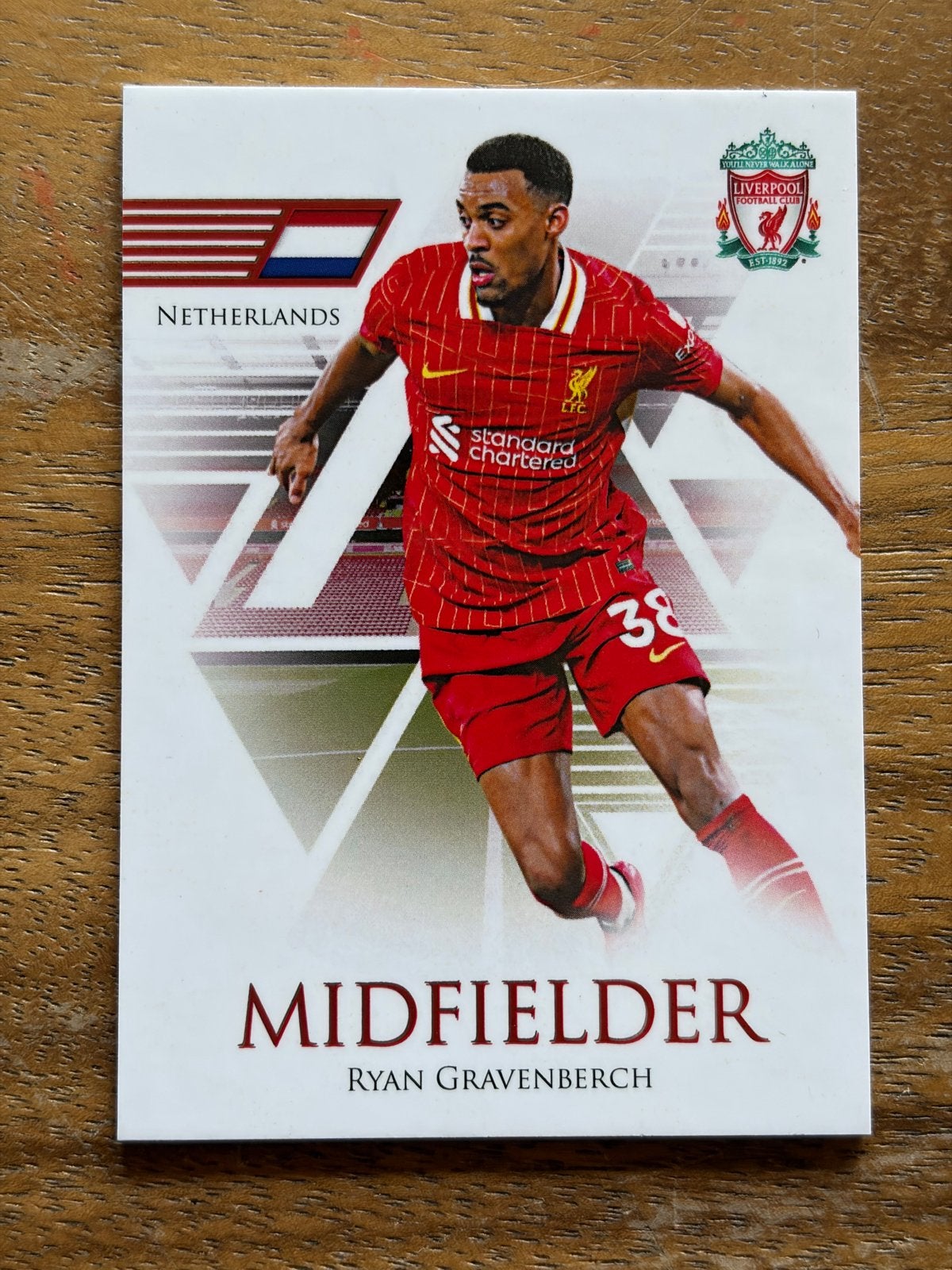 Ryan Gravenberch Spelerskaart Liverpool FC 2025, Ophalen of Verzenden, Nieuw, Buitenlandse clubs, Spelerskaart