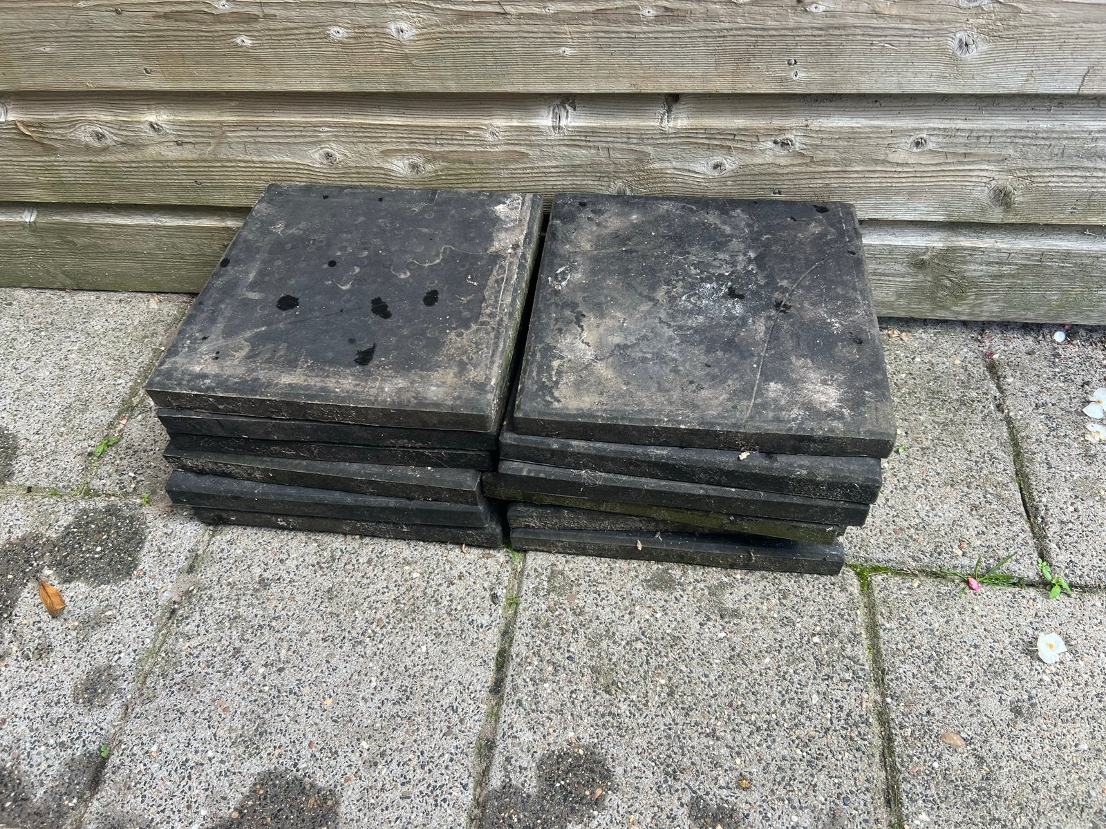 13 stuks speelgoed tegels, Ophalen, Gebruikt