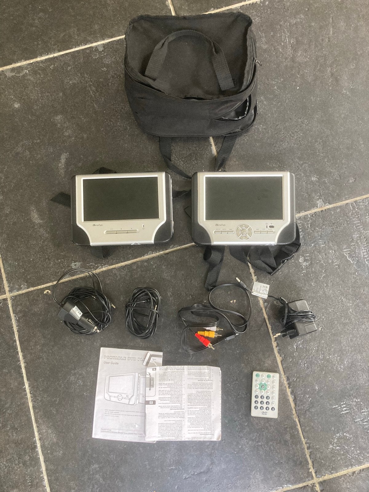 ViewFun Draagbare DVD Spelers Set voor in de Auto, Draagbaar, Ophalen of Verzenden, Zo goed als nieuw, Overige merken