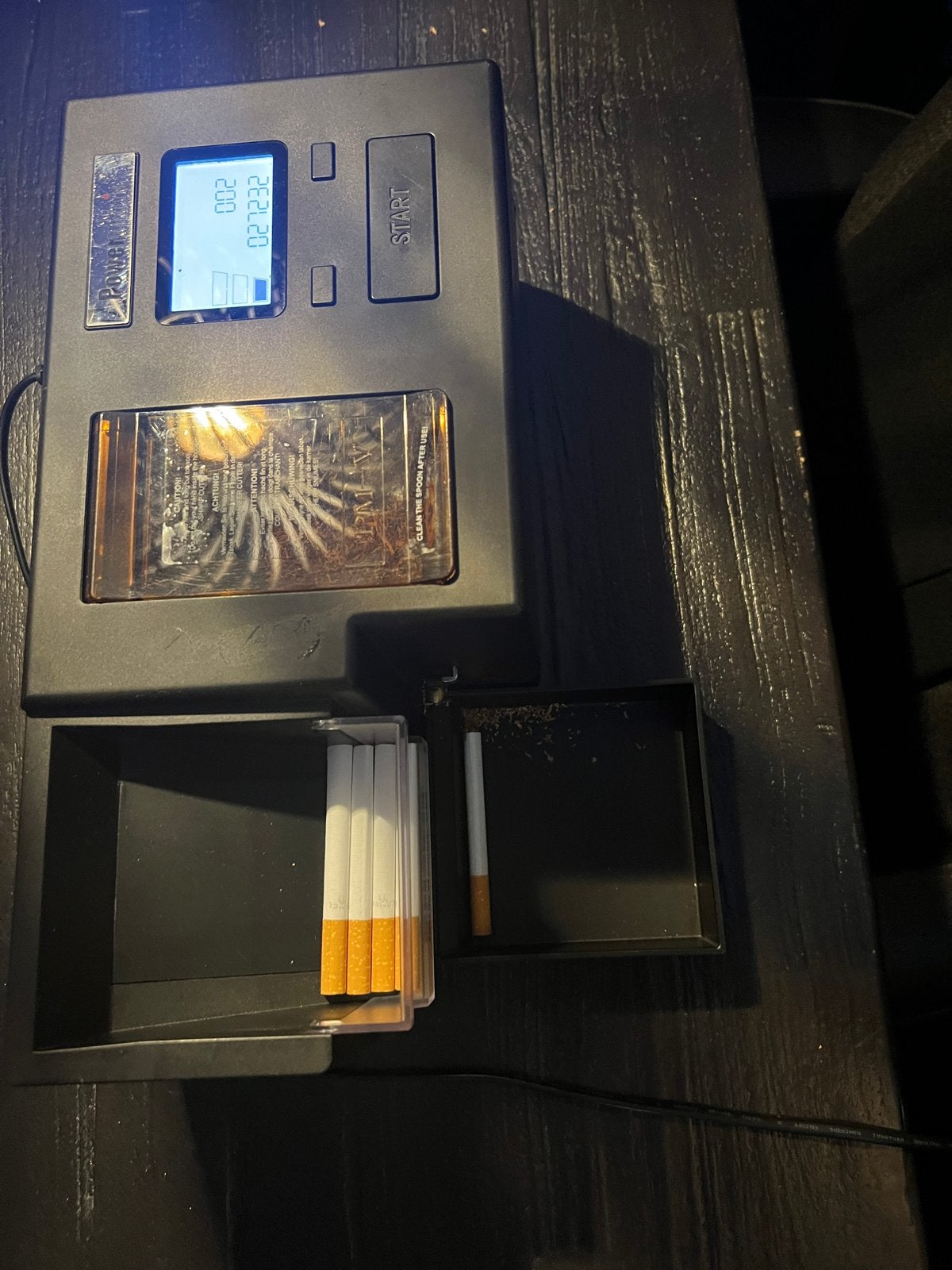 Powermatic 5 elektrische sigarettenmachine - z.g.a.n., Verzamelen, Ophalen of Verzenden, Zo goed als nieuw, Overige typen
