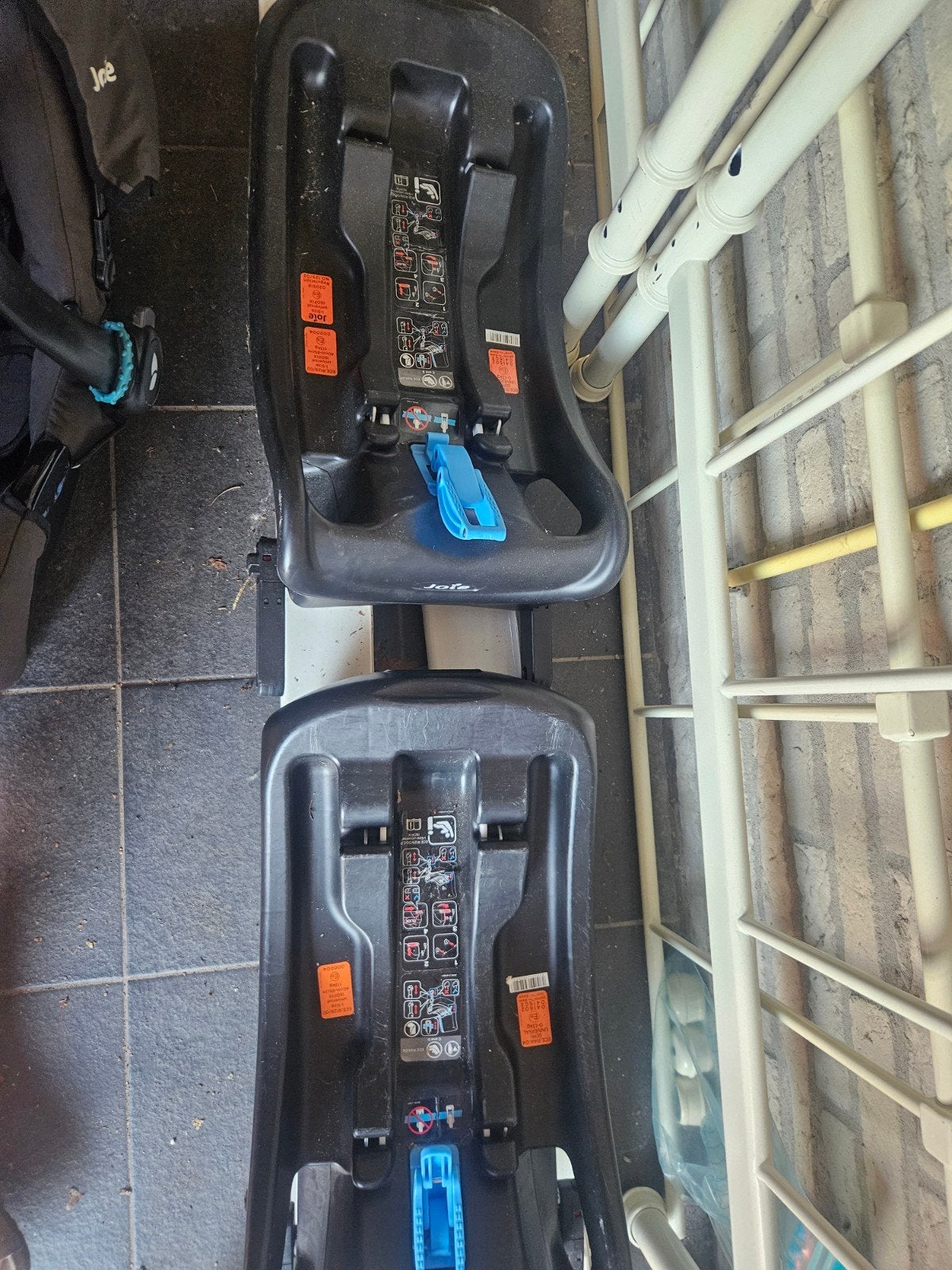 2 x Joie i-Base autostoel base, Gebruikt, Isofix, 0 t/m 13 kg, Ophalen