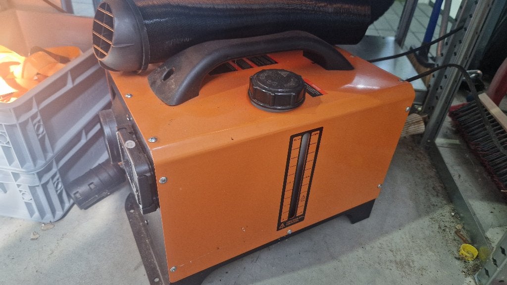 Diesel kachel, Ophalen, Gebruikt