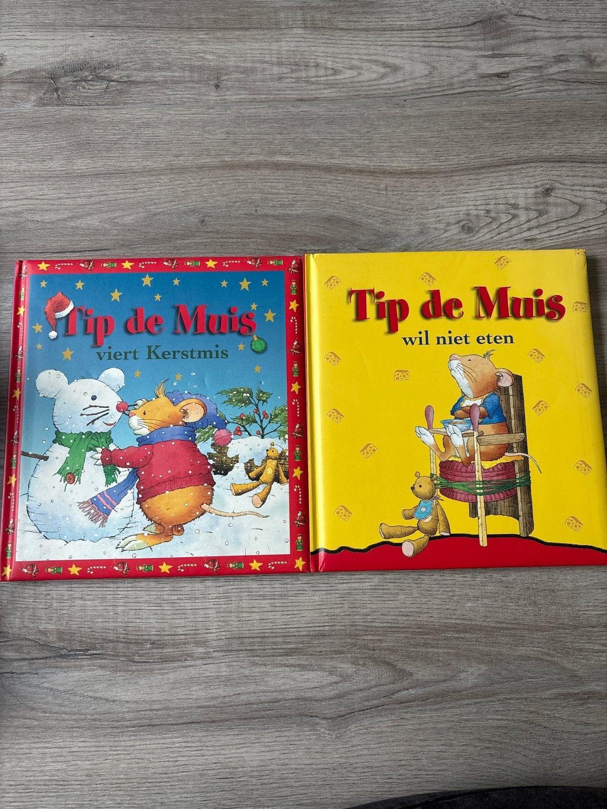Tip de Muis: Viert Kerstmis & Wil niet eten (2 boeken), Boeken, Ophalen of Verzenden, Zo goed als nieuw, 2 tot 3 jaar