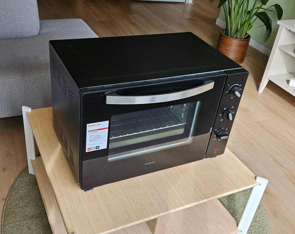 Inventum OV607B heteluchtoven 60L – garantie t/m 2029, Ophalen, Minder dan 45 cm, Gebruikt, Oven